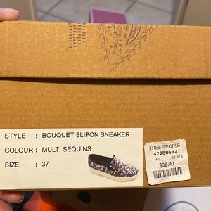 Free People sequin sneaker